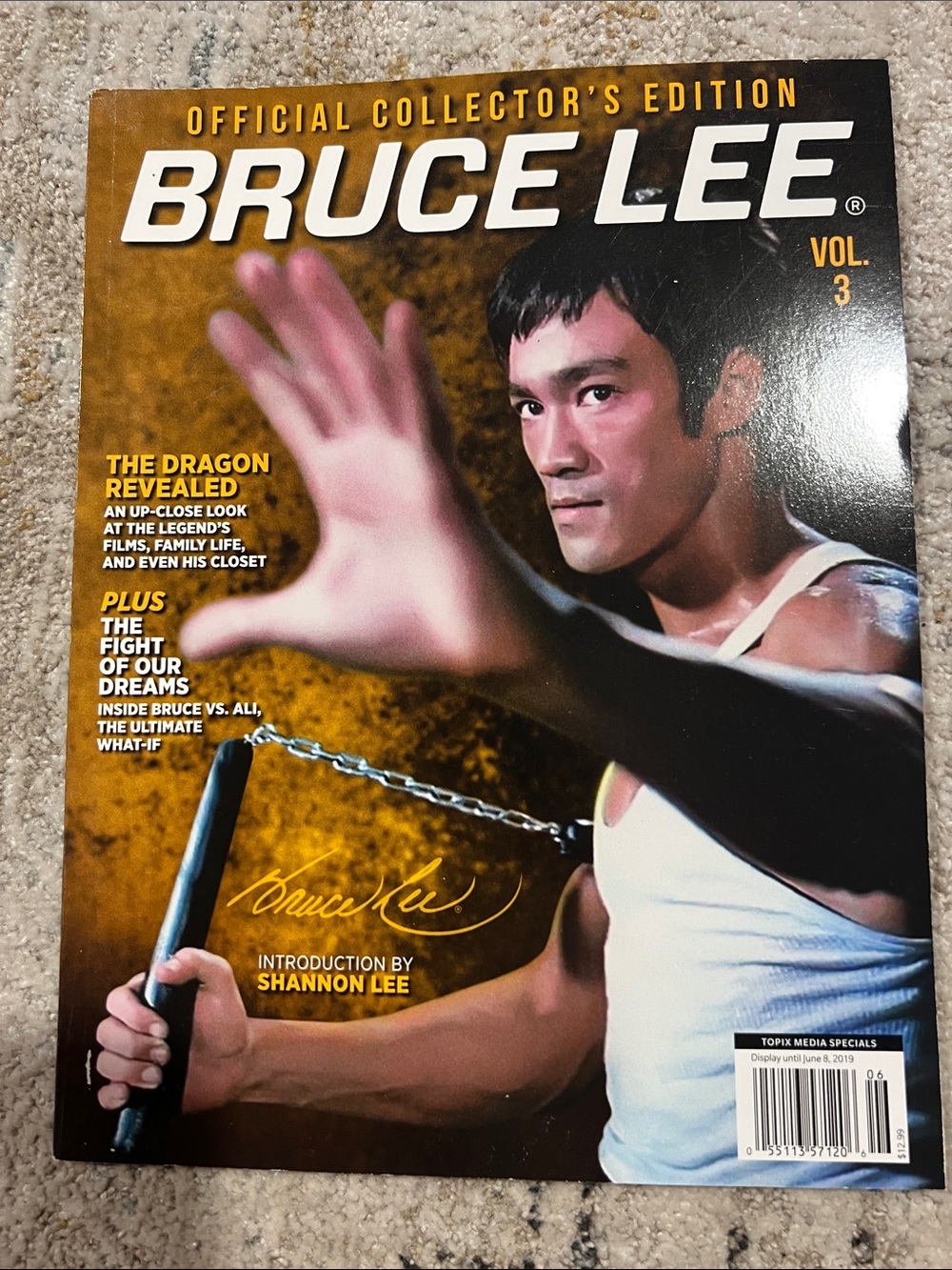 Bruce Lee Official Collector's Edition Vol. 3 - White & Black Cover z32
